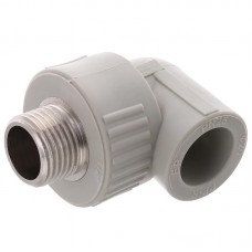 Кут поліпропіленовий з зовнішнім різьбленням 20x1/2" Europroduct EP.0082 (EP4007)