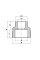 Муфта полипропиленовая 110x75 под пайку Koer K0217.PRO (KP2582)