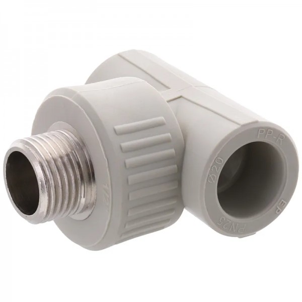 Трійник поліпропіленовий з зовнішнім різьбленням 20x1/2"x20 EUROPRODUCT EP.0092 (EP4017)