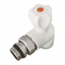 Кран радіаторний 25x3/4" кутовий з прокладкою "антіпротечка" PPR Koer K0162.PRO (KP0208)