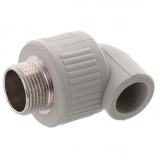 Кут поліпропіленовий з зовнішнім різьбленням 20x3/4" Europroduct EP.0083 (EP4008)