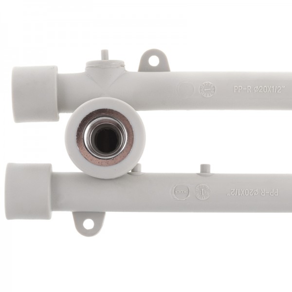 Планка монтажная полипропиленовая проходная 20x1/2" Koer K0128.PRO (KP0154)