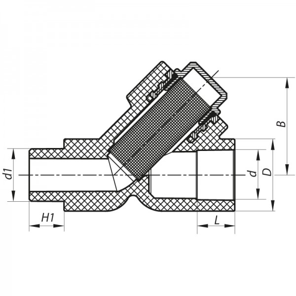 Фильтр грубой очистки полипропиленовый 25 KOER K0147.PRO (KP0186)