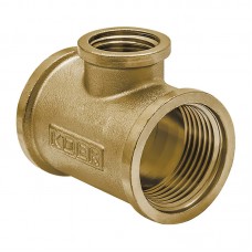 Трійник 3/4"х1/2"х3/4" з внутрішнім різьбленнямKoer KF.T080608F.WN (без нікелю) (KR3034)