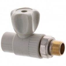 Кран радіаторний прямий 20x1/2" Europroduct EP.0124 (латунна куля) (EP4049)