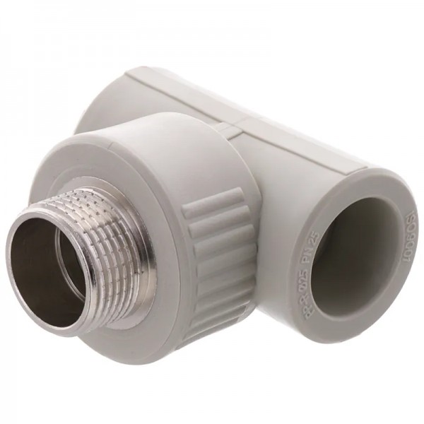 Трійник поліпропіленовий з зовнішнім різьбленням 25x3/4"x25 Europroduct EP.0094 (EP4019)