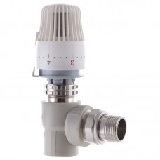 Кран термостатичний з термоголовкою кутовий 25x3/4" PPR Koer K0154.PRO (KP0196)