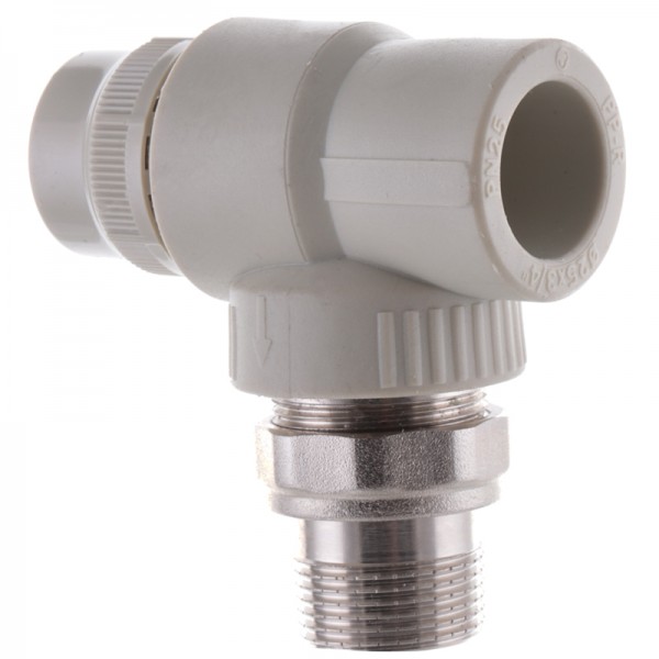 Кран термостатичний кутовий PPR 25x3/4" Koer K0150.PRO (KP0190)