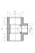 Тройник полипропиленовый 40x32x40 Koer K0046.PRO (KP0055)
