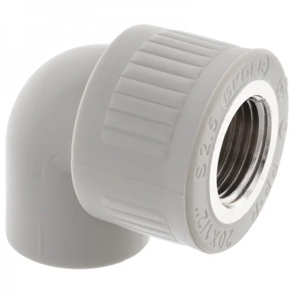 Уголок полипропиленовый с внутренней резьбой 20x1/2" Koer K0113.PRO (KP0135)