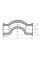 Обвод полипропиленовый короткий 32 Koer K0067.PRO (KP0079)