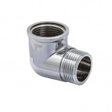 Кут 1'' зовнішнє-внутрішнє різьблення (хром) KOER KF.L10MF.CHR (KF0129)