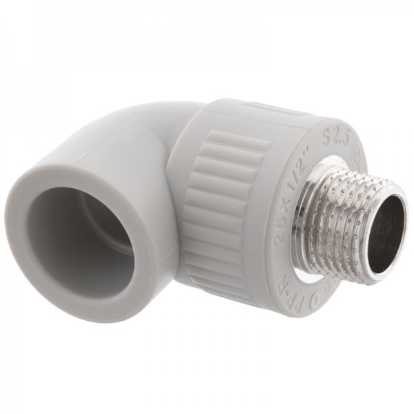 Кут поліпропіленовий з зовнішнім різьбленням 25x1/2" Koer K0119.PRO (KP0142)