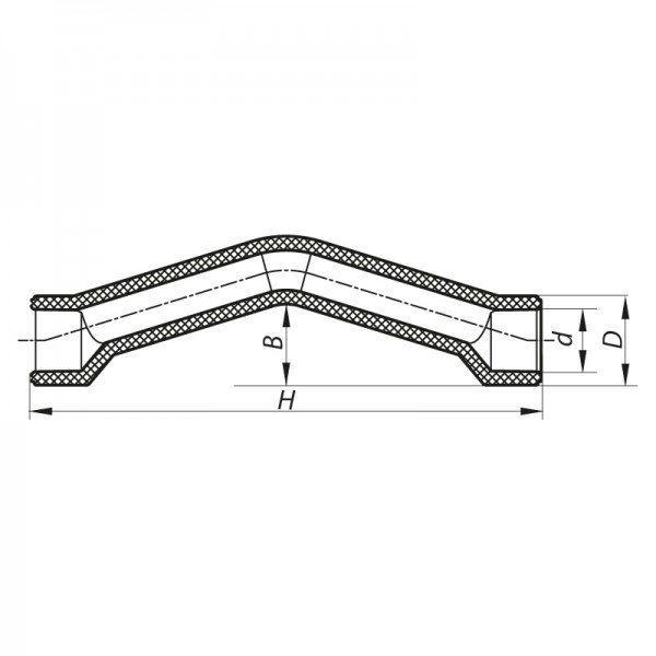 Обвод полипропиленовый средний 32 Koer K0073.PRO (KP0087)