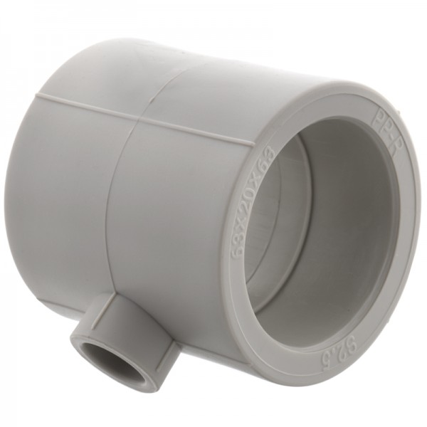 Трійник поліпропіленовий 63x20x63 Koer K0051.PRO (KP0060)