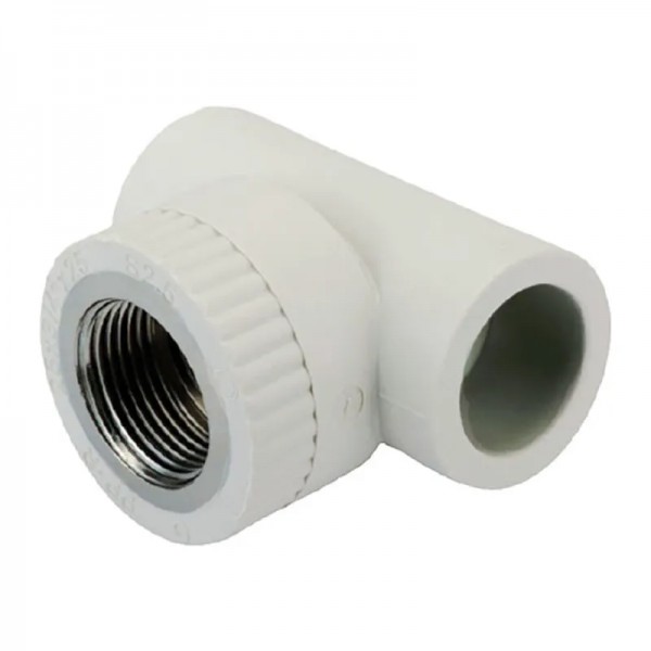 Трійник поліпропіленовий з внутрішнім різьбленням 25x3/4"х25 Koer K0105.PRO (KP0125)