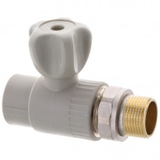 Кран радиаторный прямой 25x3/4" Europroduct EP.0125 (стальной шар) (EP4050)