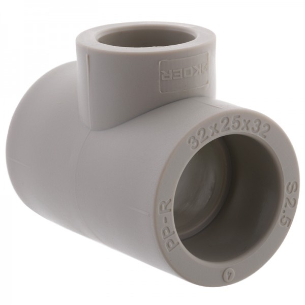 Тройник полипропиленовый 32x25x32 Koer K0043.PRO (KP0052)