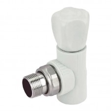Вентиль радиаторный угловой PPR 25x3/4" (Koer K0168.PRO) (KP0217)