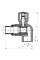 Кран радіаторний 20x1/2" кутовий PPR KOER K0157.PRO (KP0201)