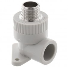 Кут поліпропіленовий інсталяційний з зовнішнім різьбленням 20x1/2" KOER K0124.PRO (KP0149)