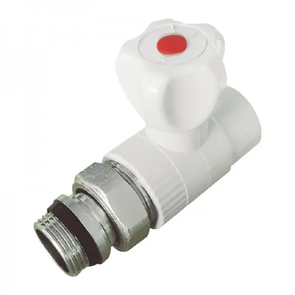 Кран радиаторный 25x3/4" прямой с прокладкой "антипротечка" PPR KOER K0164.PRO (KP0211)