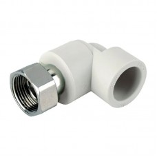 Уголок полипропиленовый с накидной гайкой 20x1/2" Koer K0144.PRO (KP0182)