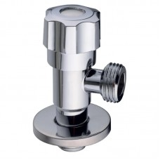 Кран для подключения сантехприборов Champion VAL-07 1/2x3/4 Chrome (нерж. сталь) (CH6197)