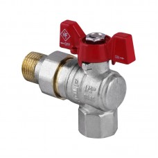 Кран шаровой с американкой угловой 1/2" ГШМ (NF.941) Nolf (NF2964)