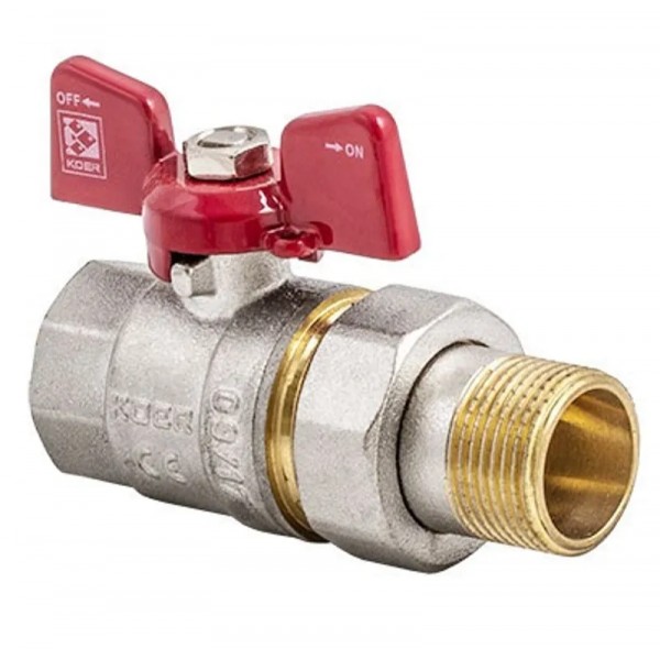 Кран с американкой 3/4" (Koer KR.227) (KR0017)