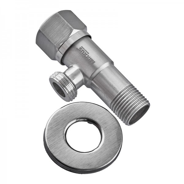 Кран для підключення сантехприладів Mixxus VAL-06-1/2x1/2 з нерж.ст.SUS304 (MI6056)