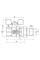 Кран з американкою Roho R105-050B - 1/2" прямий (RO0110)