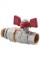 Кран с американкой 1/2" "антипротечка" (Koer KR.227-Gi) (KR0189)