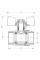 Кран кульовий FERRO PL 3/4" ГГМ art. 602 (латуна куля) (FE0557)