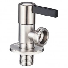 Кран для подключения сантехприборов Zerix VAL-12-1/2x3/4 с нерж.стали SUS304 (ZX5105)