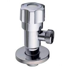 Кран для подключения сантехприборов Champion VAL-06 1/2x1/2 Chrome (нерж. сталь) (CH6196)