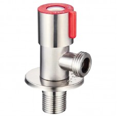 Кран для подключения сантехприборов (красный) Zerix VAL-02 (ZX3176)