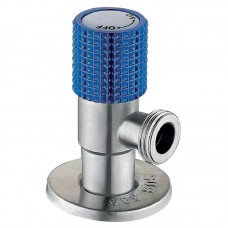 Кран для подключения сантехприборов Mixxus VAL-10-1/2x3/4 с нерж. стали SUS304 (синий) (MI6218)