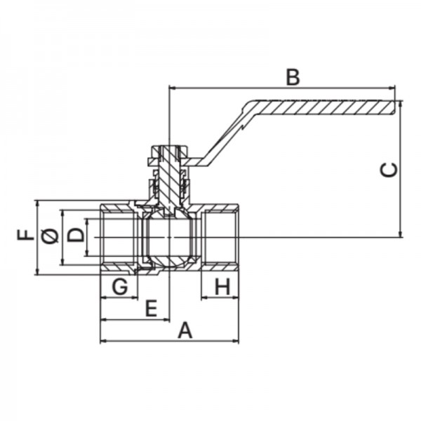 Кран шаровый 3/4" ГГР Europroduct EP.220 (EP2938)