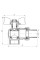 Кран з американкою 1/2" (Koer KR.228.W) кутовий білий (KR0099)