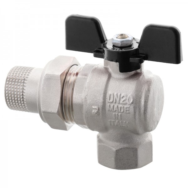 Кран з американкою Roho R106-100B - 1" кутовий (RO0115)