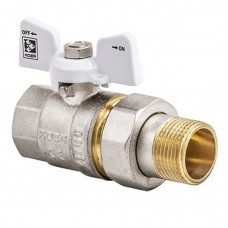 Кран з американкою 3/4" (Koer KR.227.W) білий (KR0097)