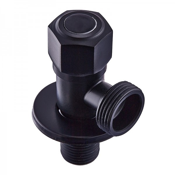 Кран для підключення сантехприладів Mixxus VAL-07-1/2x3/4 Black (MI6059)