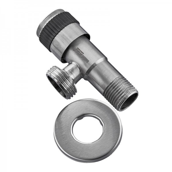 Кран для подключения сантехприборов Mixxus VAL-05-1/2x3/4 с нерж. стали SUS304 (MI6027)