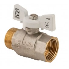 Кран шаровой Koer 1" ГШМ (KR.218.W) белый (KR0184)