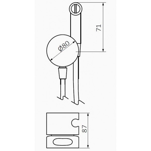 Внешняя часть гигиенического душа GRB Incool Chrome, хром (90107000)