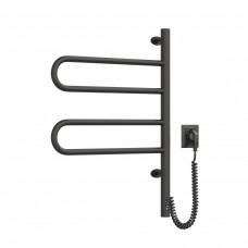 Полотенцесушитель Fouette 480х600 Sensor с таймером, чёрный муар
