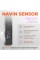 Рушникосушка електрична Navin Levante 450х1400 Sensor ліва, чорний муар