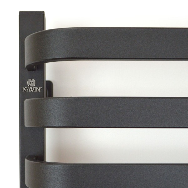 Полотенцесушитель электрический Navin Stugna 480х1200 Sensor правый черный муар