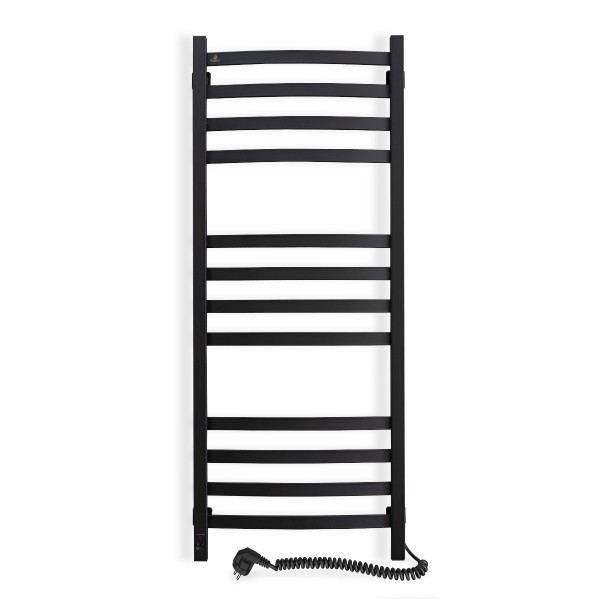 Полотенцесушитель электрический Navin Avalon 480х1200 Sensor правый, черный муар